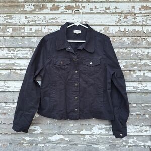 Umgee Black Jean Jacket